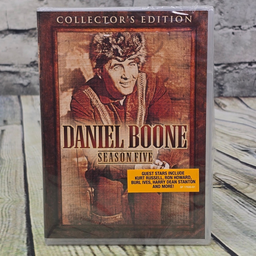 Daniel Boone Season 5 DVD 6-Disc Set Fess‎ Parker Collector's Edition Classic TV